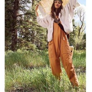 Free People Movement Hot Shot Onesie - Toasted Coconut